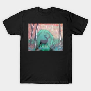 Deer in the woods T-Shirt